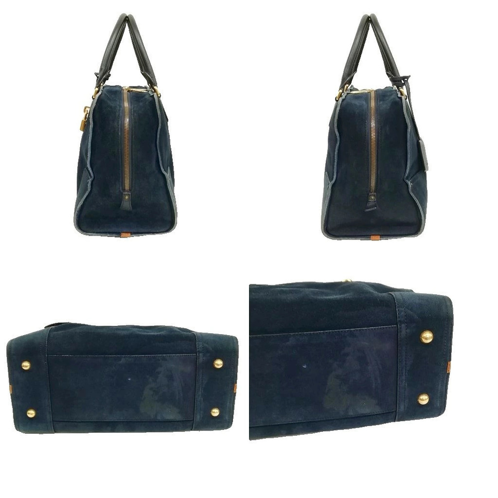 Loewe Boston Navy Handbag Blue Collection Blue Bag AMAZONA Indigo Blue